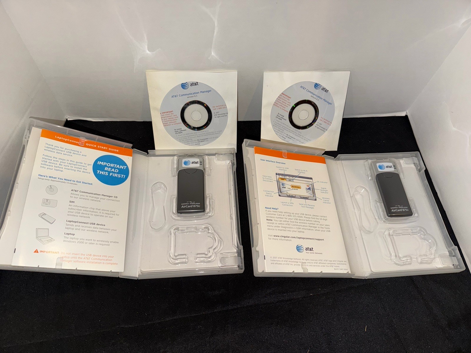 Sierra Wireless Unlocked Aircard 875U 3G USB AT&T Laptop Incomplete