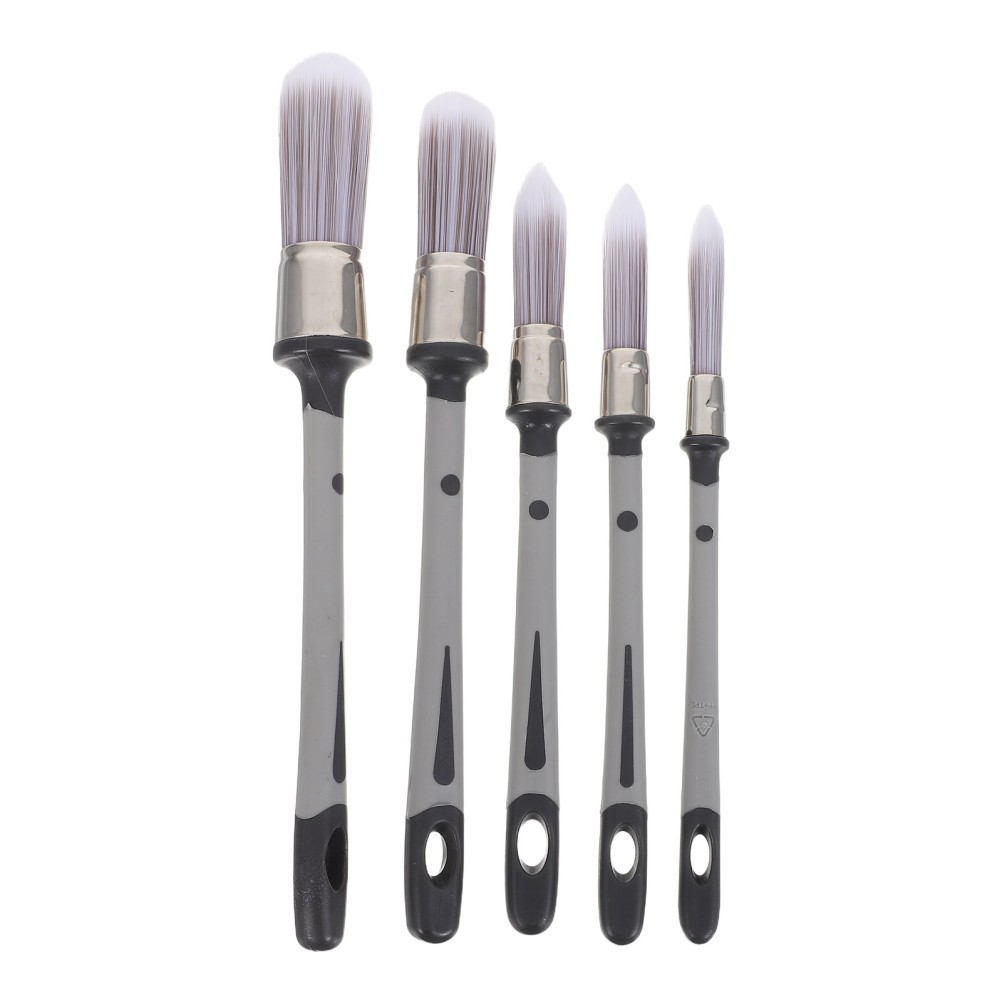 5pcs Edge Paint Brush - Detailing Brushes, 0.37''/0.51''/0.59''/0.79''/0.95"