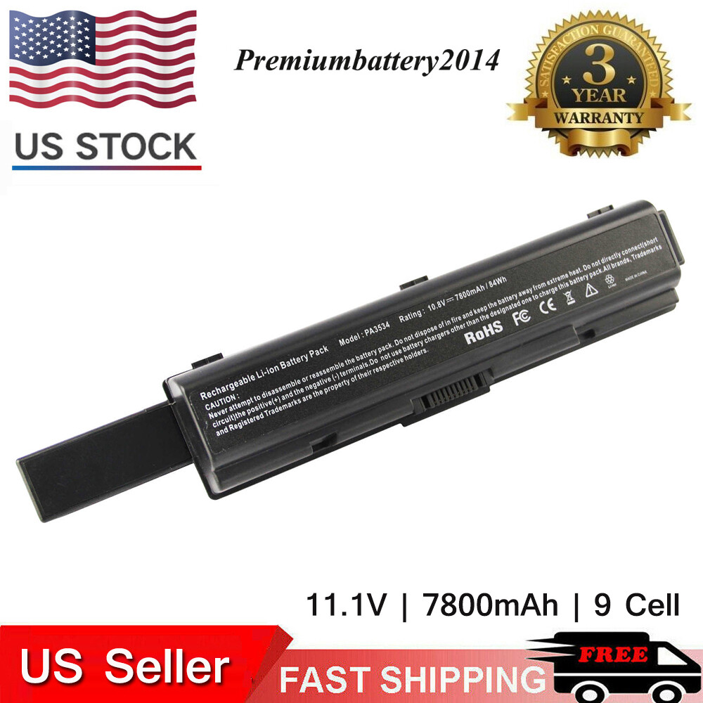 Battery for Toshiba Satellite A205-S5804 A505-S6980 L305-S5955 A305-S6905 L200 9