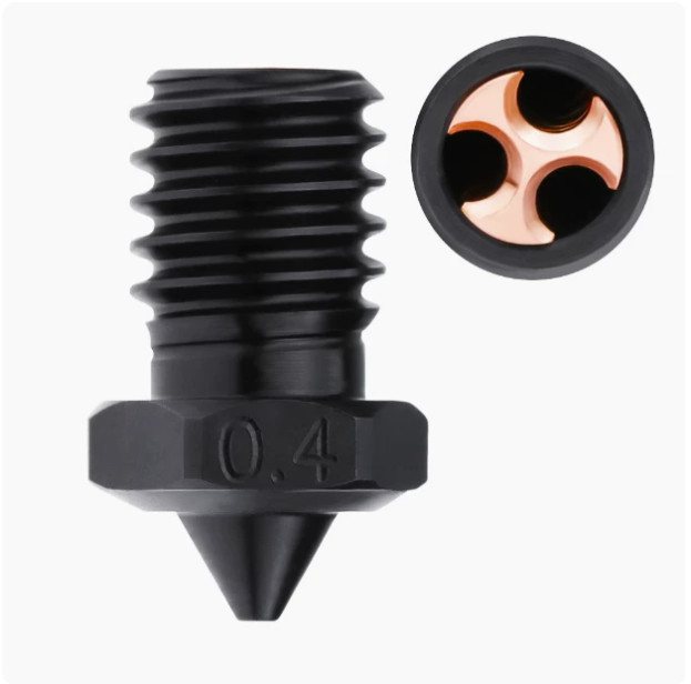 Farsoon Wear‑Resistant Hardened Steel 3‑Hole V6 Nozzle Replacement Part