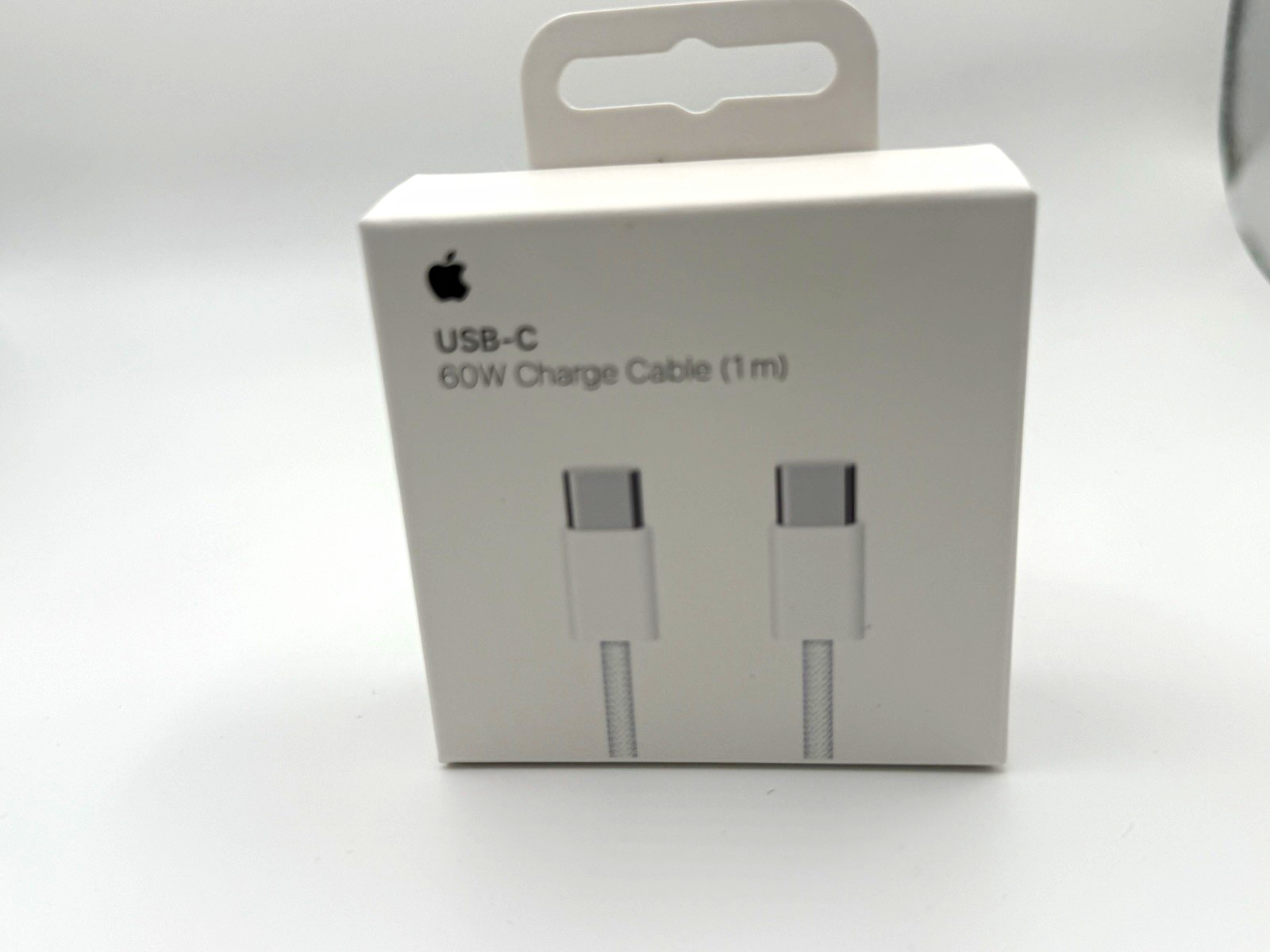 Apple USB-C to USB-C 60W Braided Charge USB Cable 1m White Type C Male