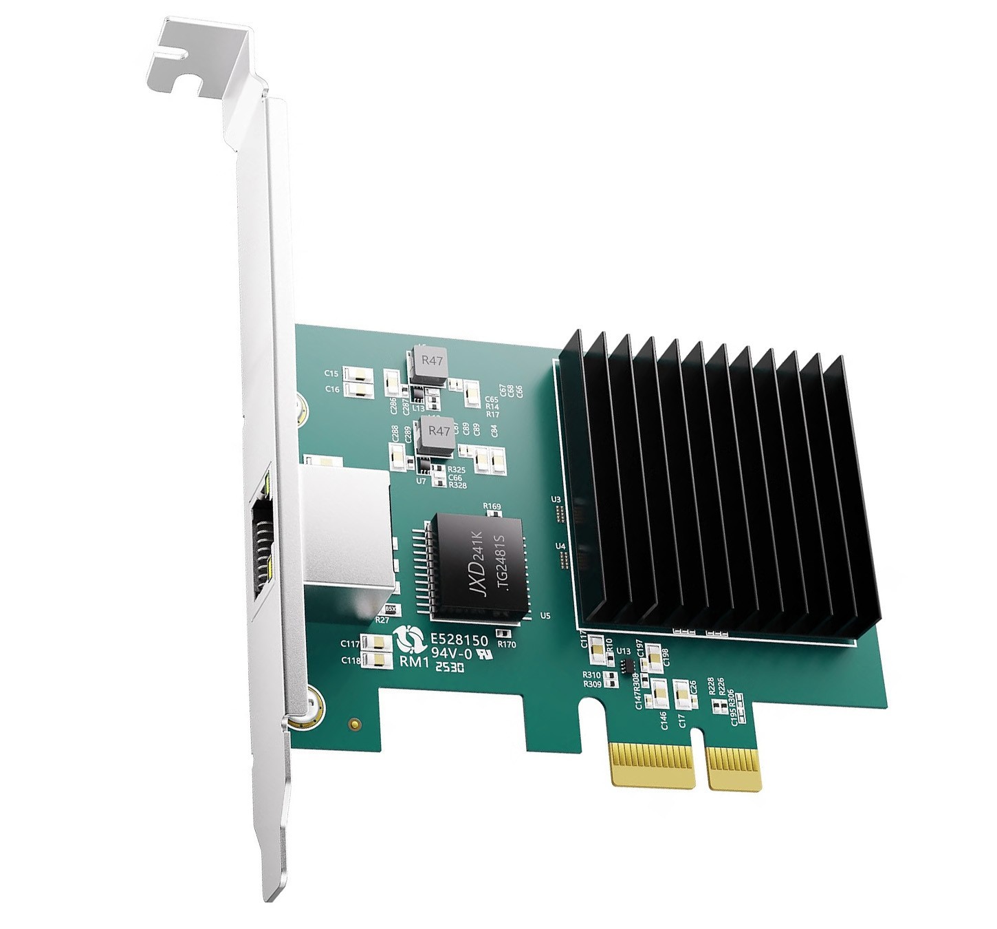 10Gb Ethernet Card - RJ45 - PCIe 1/4/8/16 - Windows & Linux