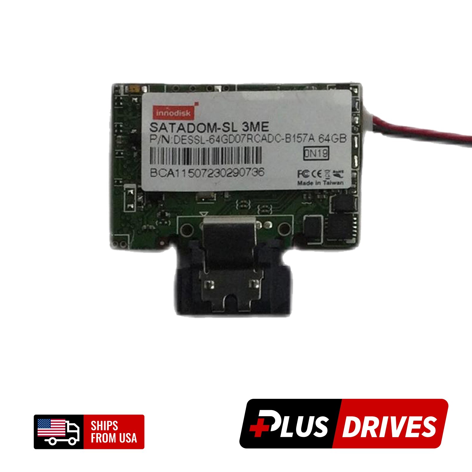 64GB SSD SATADOM Innodisk Internal Boot SSD Drive 6Gbps with Power Cable for X10