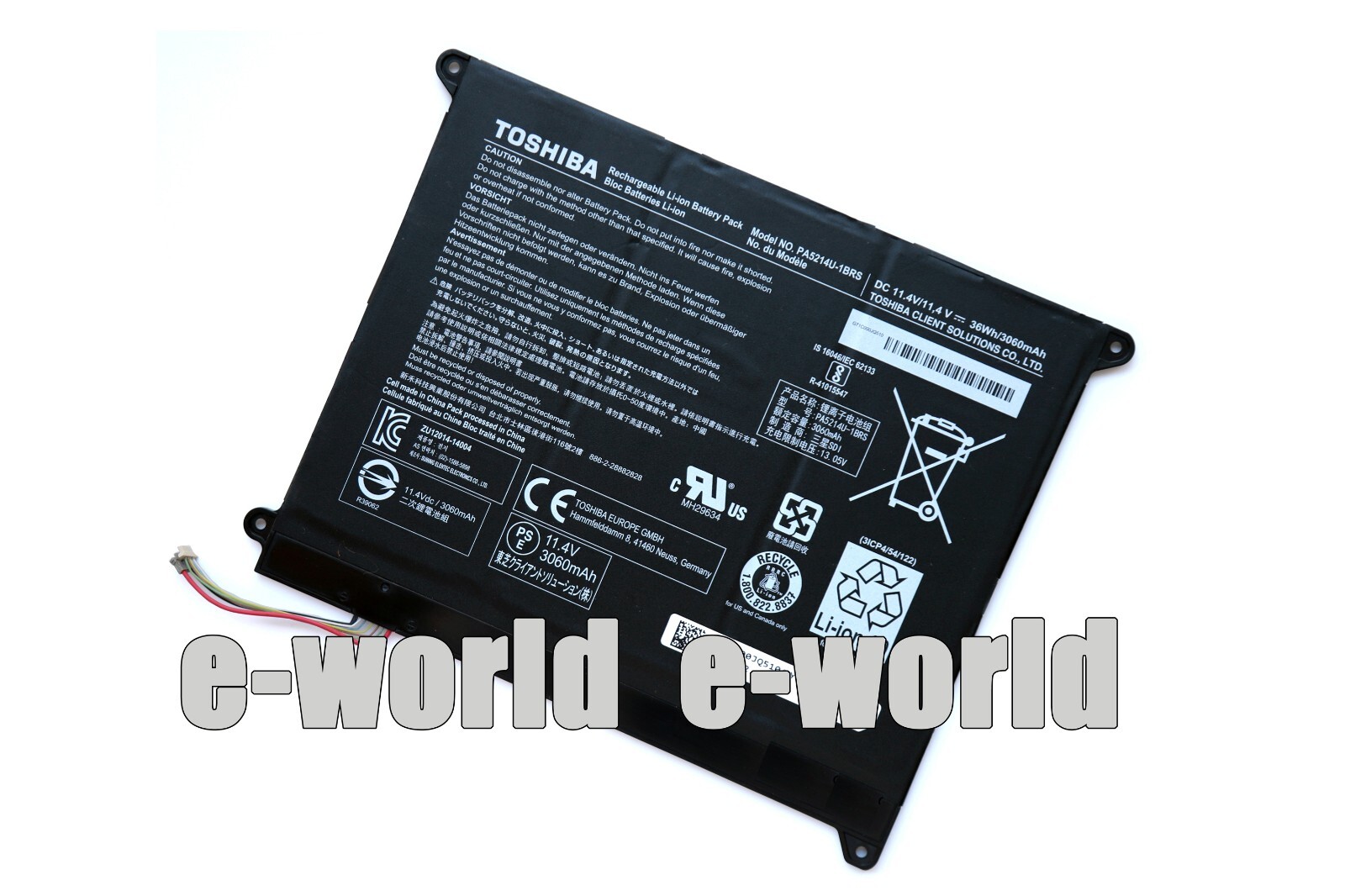 PA5214U-1BRS New Genuine 36Wh Battery For Toshiba Portege WT20-B Z20T-B Series
