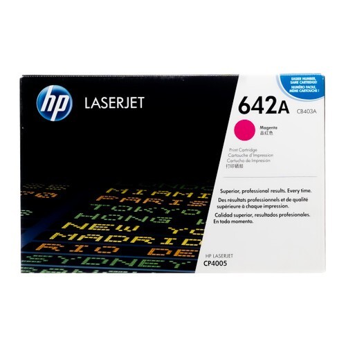 NEW Factory Sealed Genuine HP 642A Magenta (CB403A) LaserJet Print Cartridge