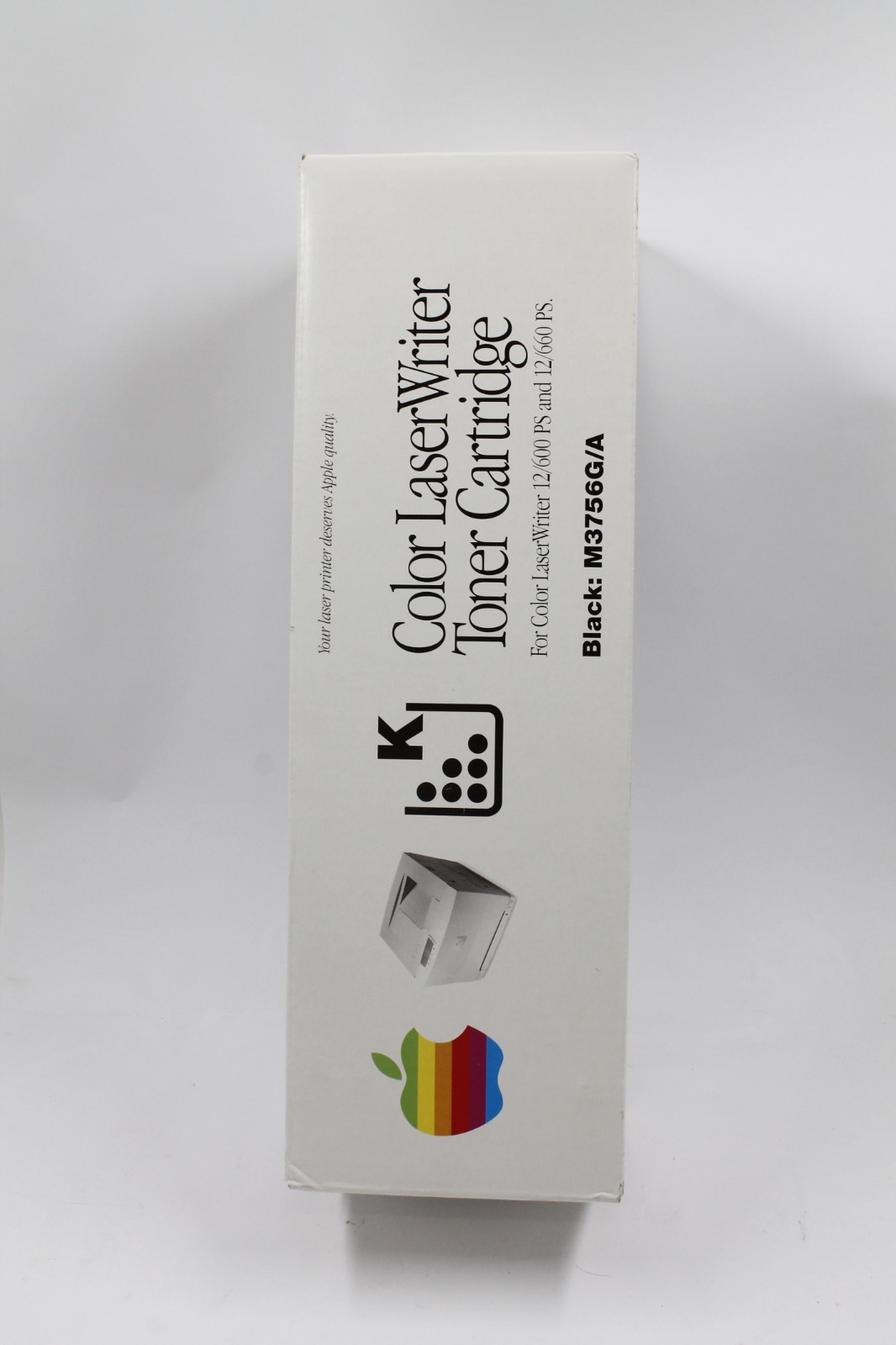 Apple M3756G/A Color LaserWriter Toner Cartridge Genuine - BLACK
