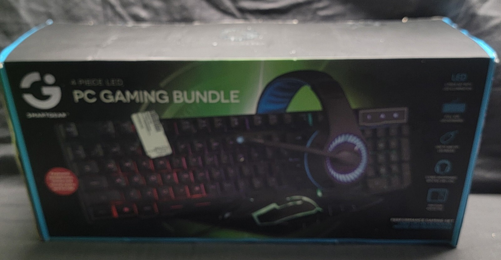 Smartgear 4 Piece LED PC Gaming Bundle - Keyboard, Headphones, Mouse & Pad ~ NEW