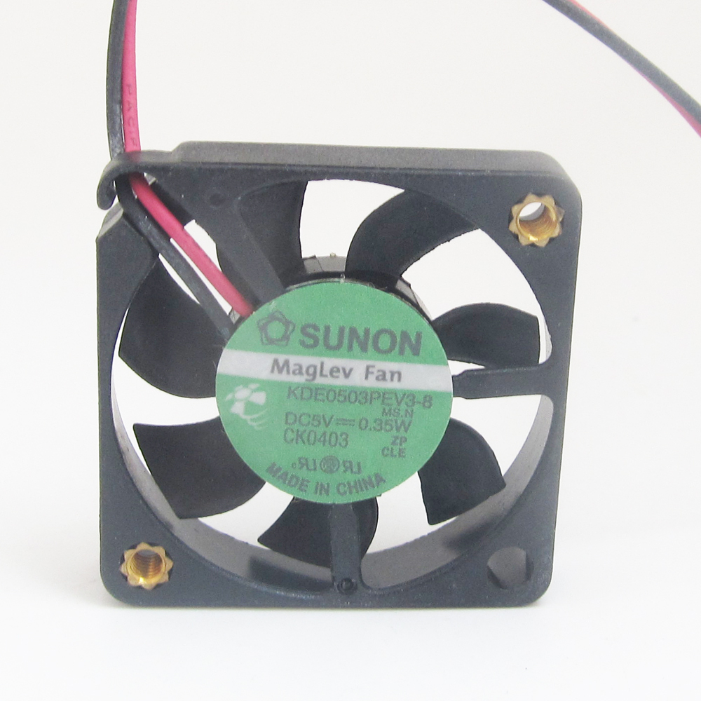 10pcs SUNON MagLev KDE0503PEV3-8 30x30x6mm 3006 DC5V 0.35W 2pin DC Cooling fan