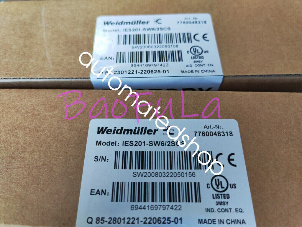 1PCS New Weidmüller IES201-SW6/2SCS Industrial Ethernet Switch 7760048318