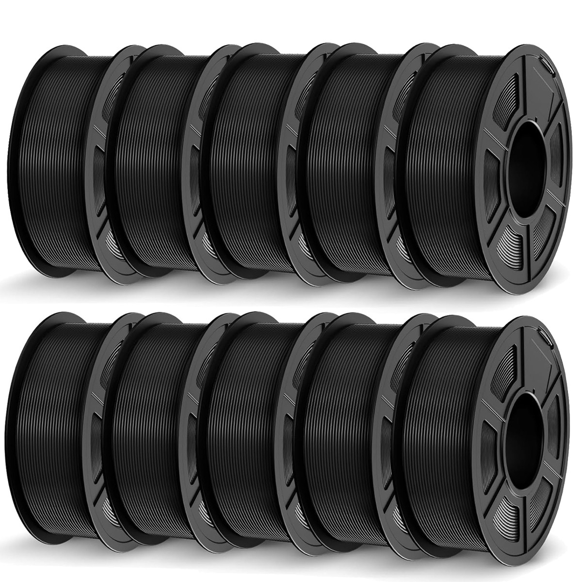 JAYO 10KG PETG 3D Printer Filament 1.75mm Black Low Shrinkage No Bubble