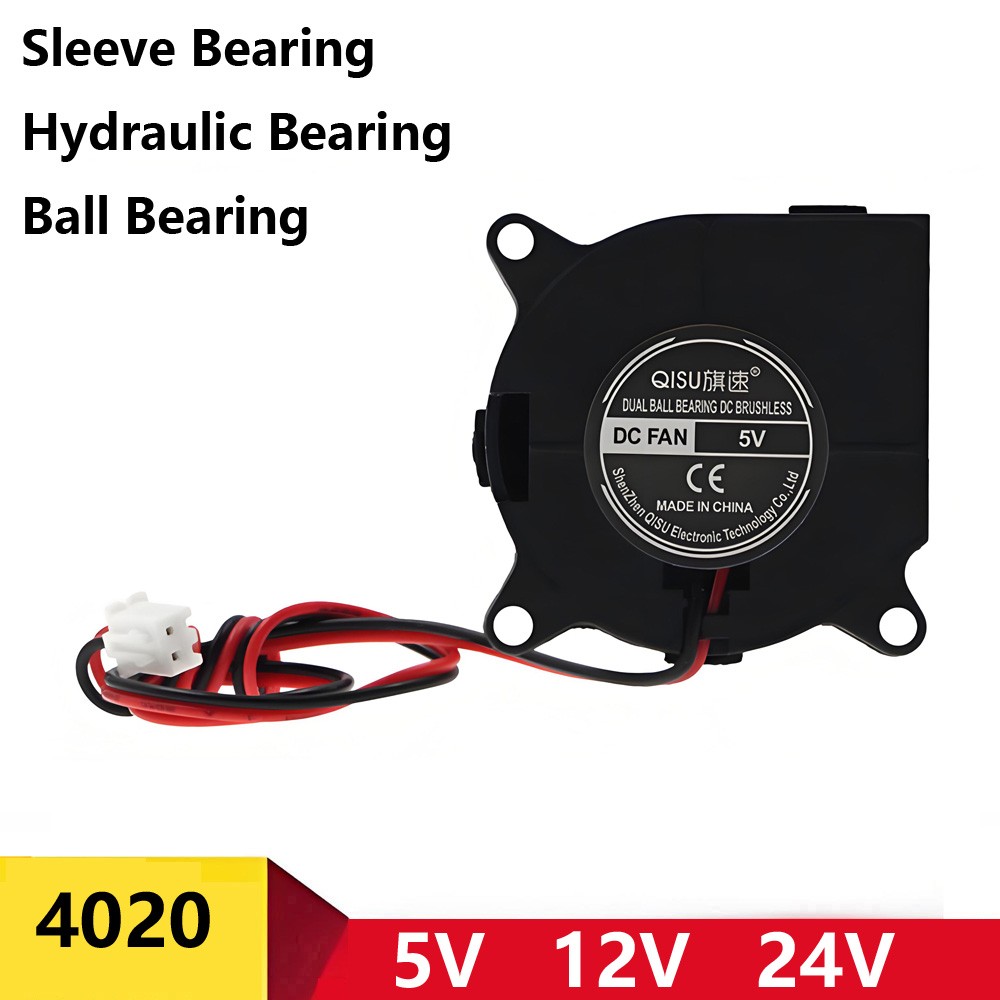 4020 Radial Blower DC Brushless 5V 12V 24V Ultra-Quiet High Speed Cooling Fan