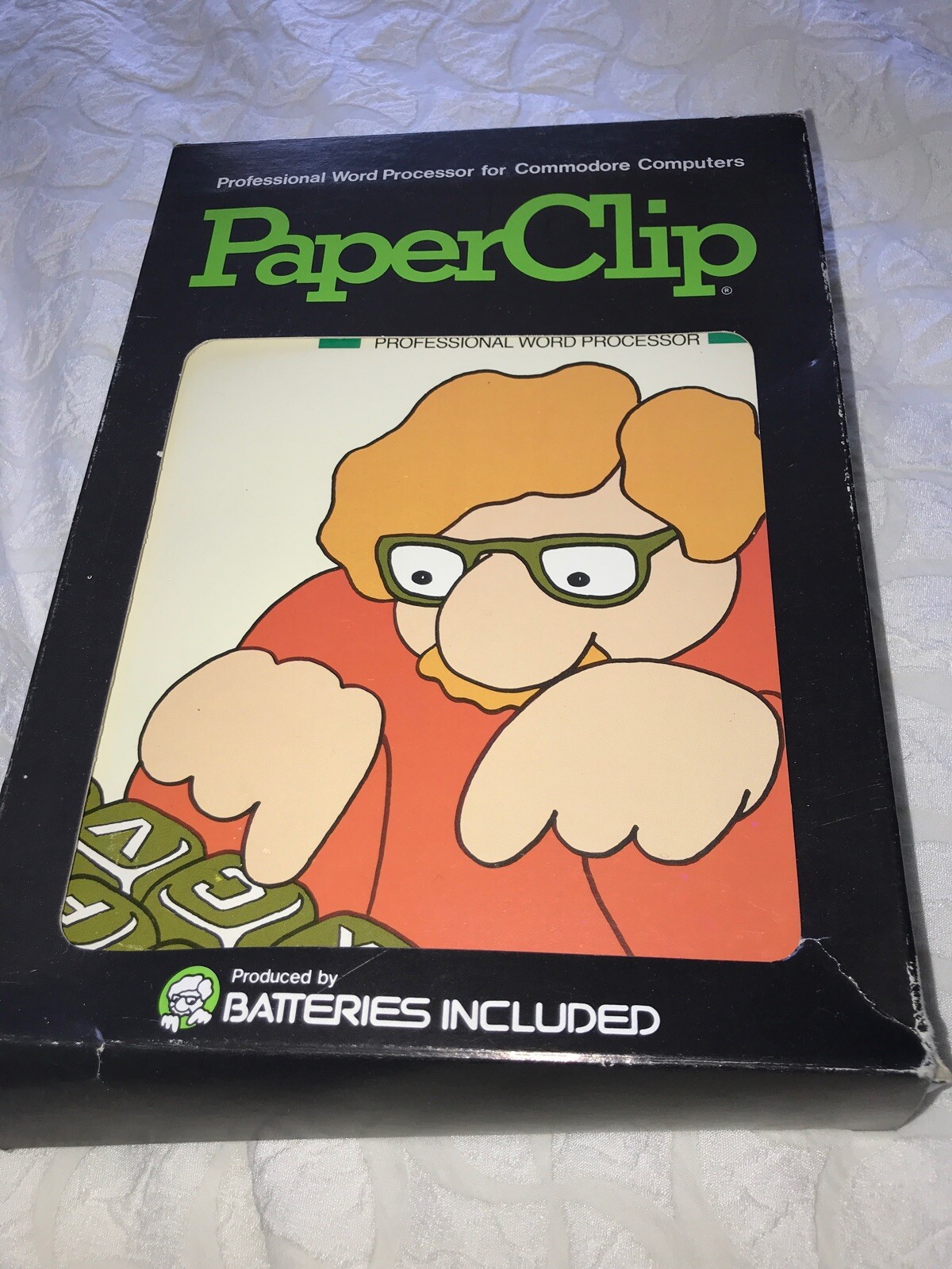 Vintage Paper Clip Software For Commodore 64 In Retail Box With Manual