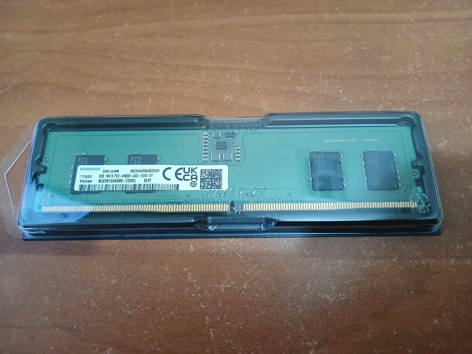 1x8GB SAMSUNG PC5-4800B DDR5 Desktop Memory Ram (M323R1GB4BB0)