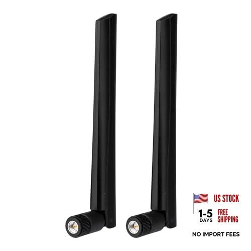 5G 4G LTE GSM 3G Antenna Wide Band Omnidirectional SMA Male Antenna 2-Pack