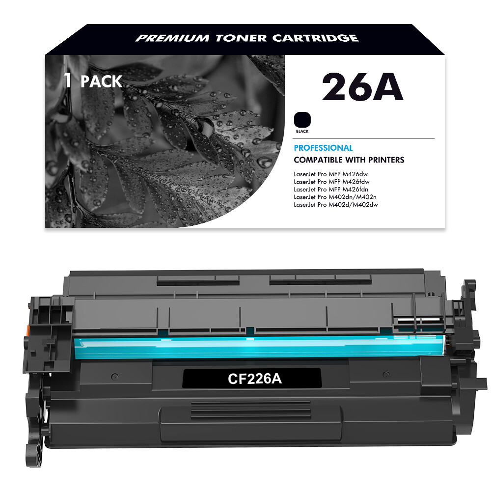 1PK CF226A Toner For HP 26A Black Toner Laserjet Pro M402dn M402n M426fdw M402dw