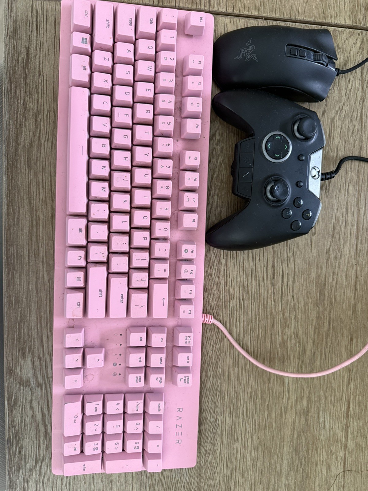 Razer Keyboard, Mouse, & controller Bundle