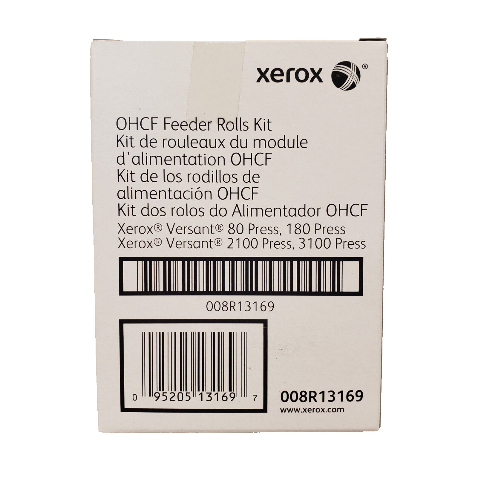 Xerox OEM 008R13169 604K81850 Feed Roll Kit DOHCF Color C60 C70 Versant 180 280