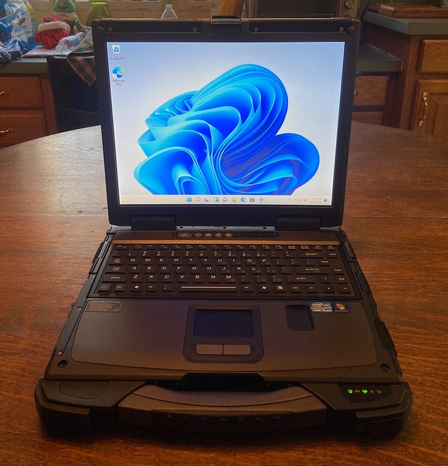 Getac Rugged Toughbook Laptop Win 11  i5 2.6ghz 8gb 250gb Battery Touch