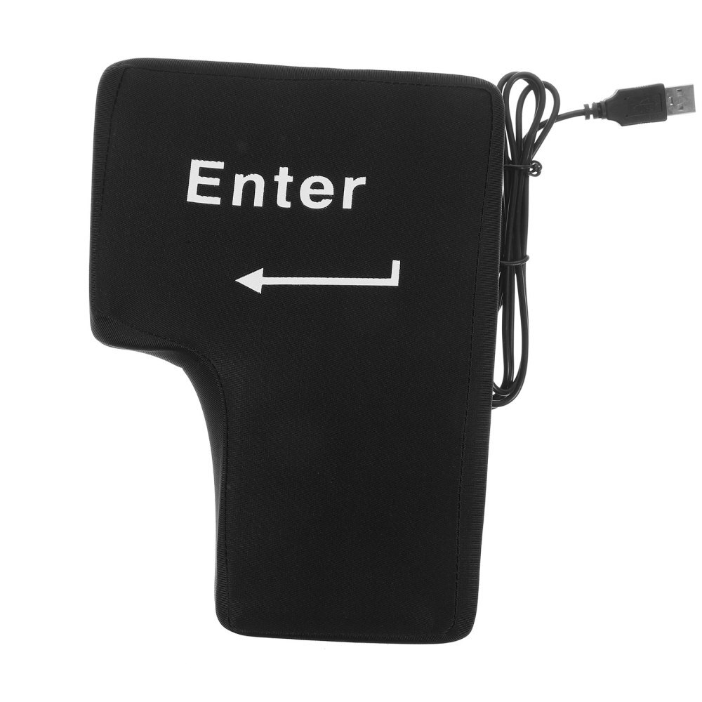 USB Stress Relief Nap Pillow Travel Work Giant Enter Pc Sized Key Big