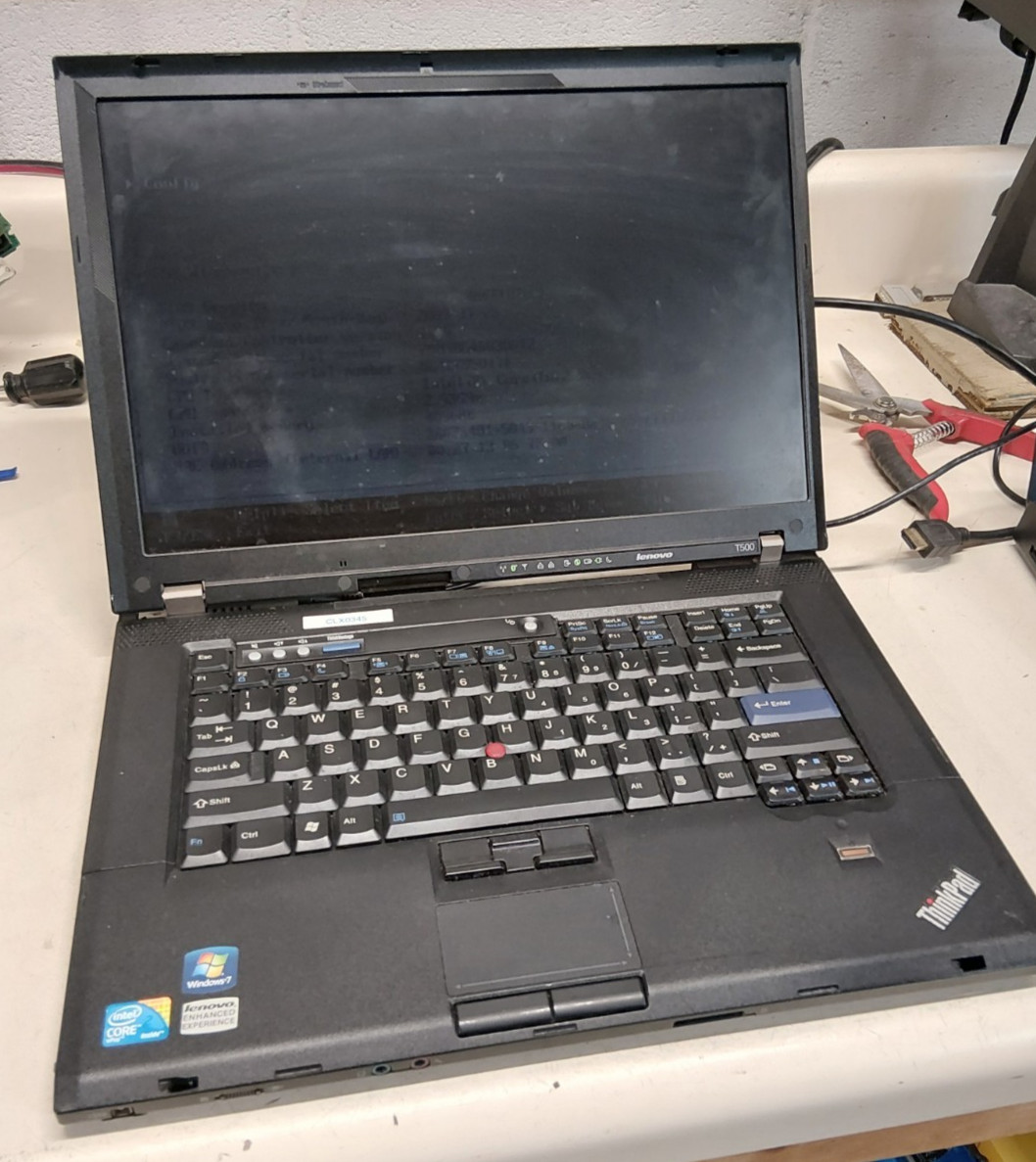 Lenovo ThinkPad T500 Notebook/Laptop Windows 7 15" Intel Core 2 Duo Black #1