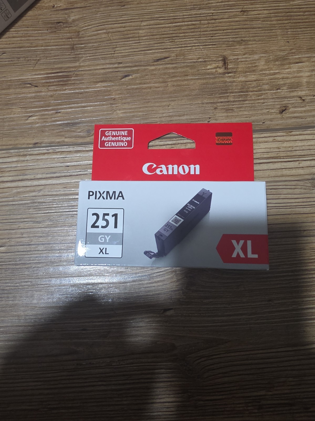 Genuine Canon 251 XL GY Grey PIXMA Ink Cartridge