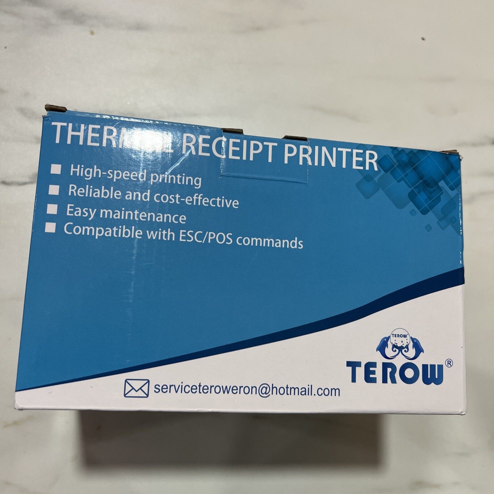TEROW T5890K USB Thermal Receipt Printer 58MM POS Printer Portable Label Printer