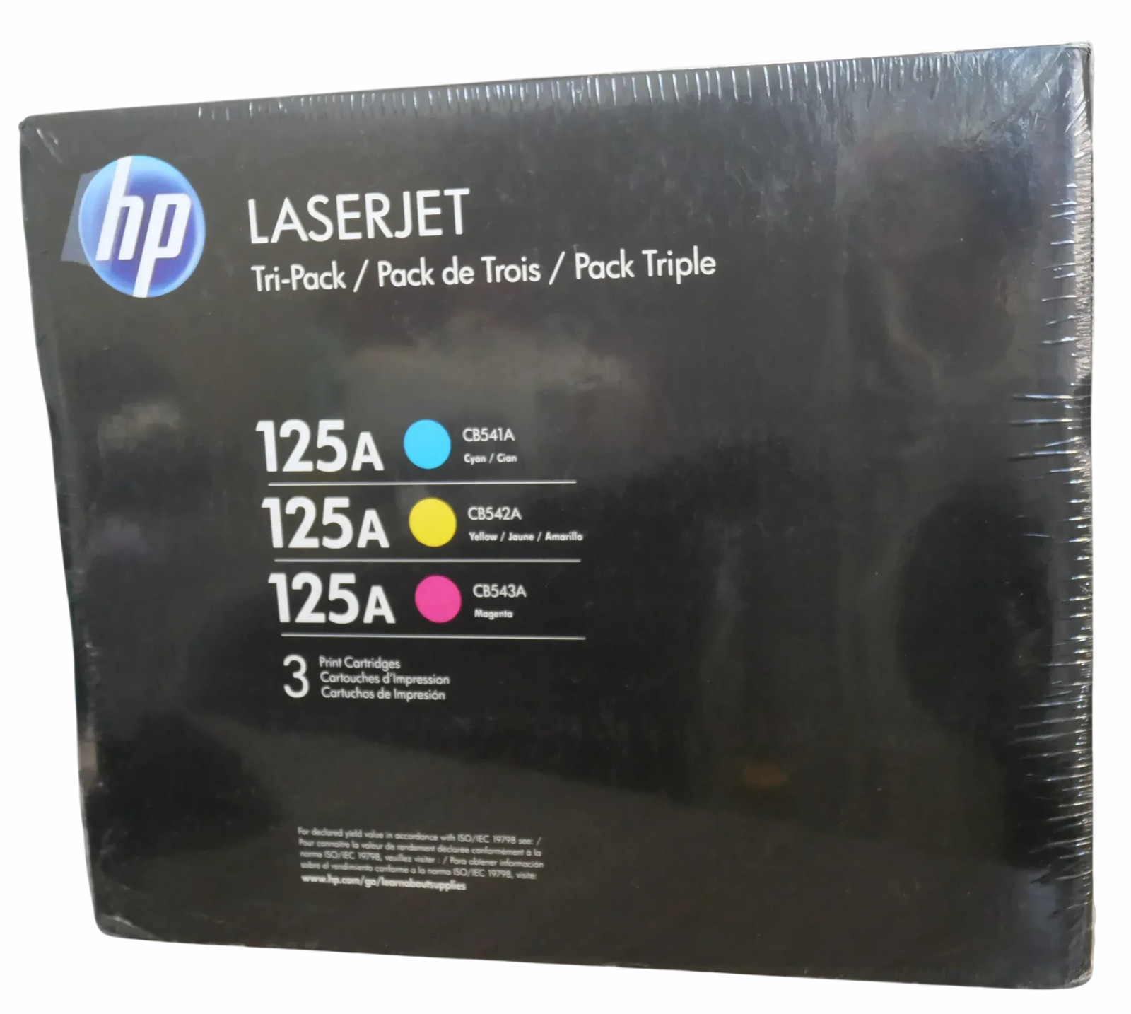 HP 125A Tri pack Original LaserJet Toner Cartridge  - 