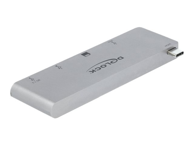 Delock Hub and 2 Slot Card Reader for MacBook with PD 3.0 retractable 64078