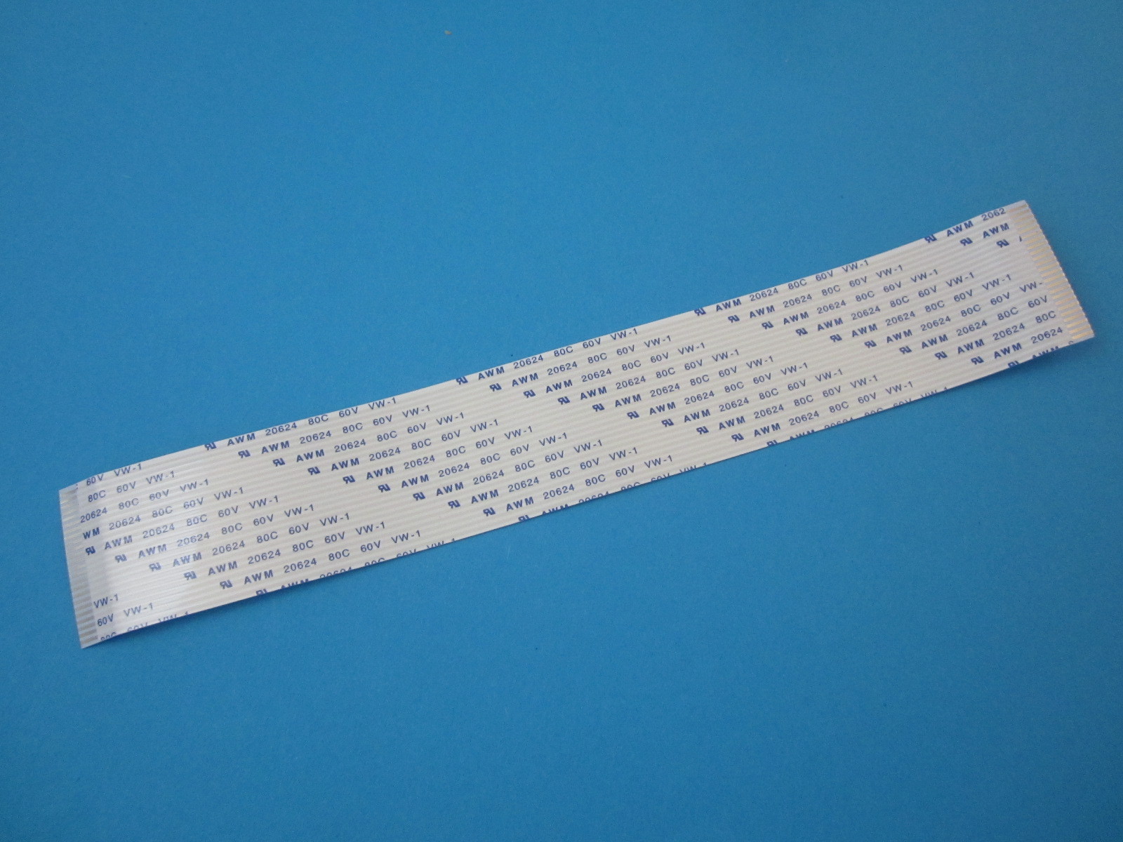 24 Pin 1.25mm Pitch Awm 20624 80c 60v Vw-1 200mm Flex Cable Type A
