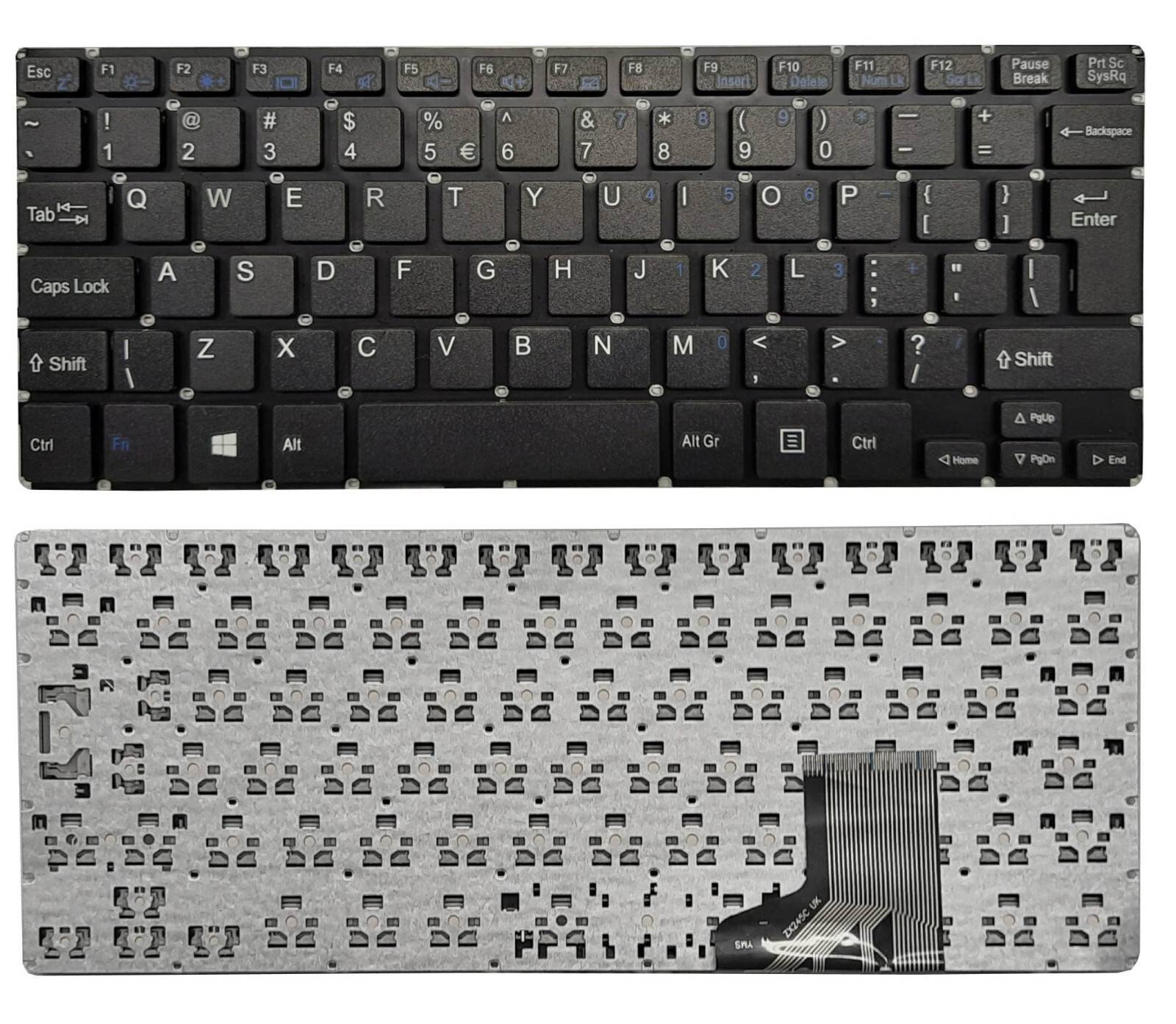 US KEYBOARD MEDION Akoya E2221T E2228T E2227T MD60428 MD60250 MD60725 QWERTY