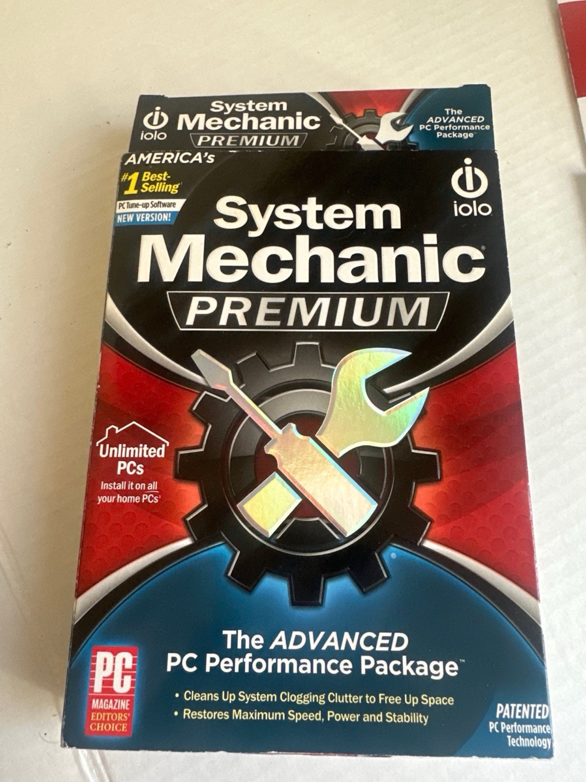 iolo System Mechanic Premium Software CD Box Manuals with Activation Key