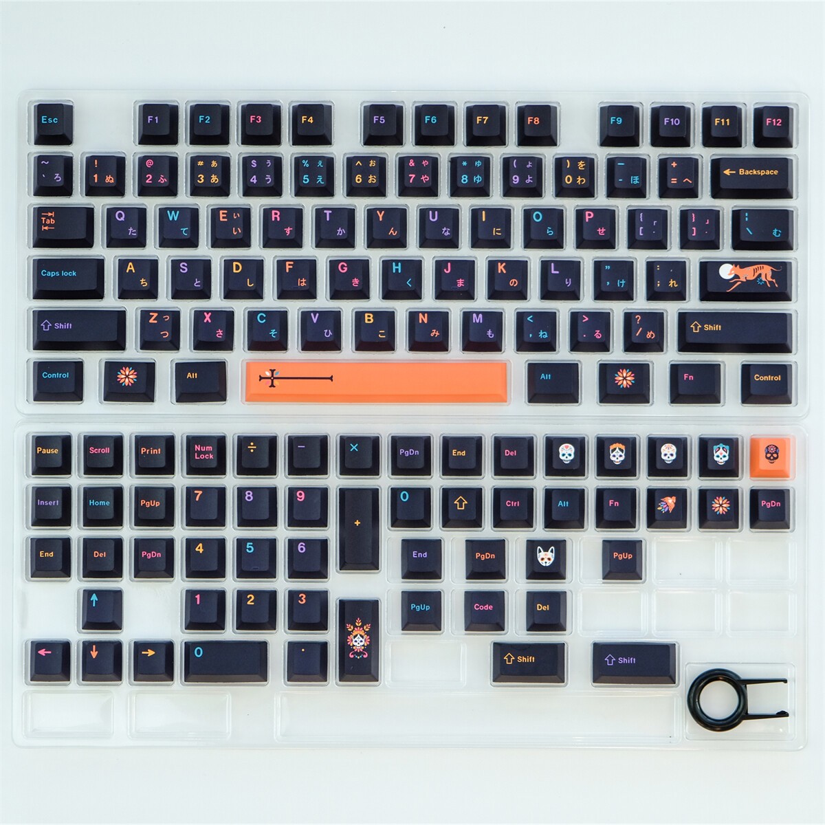 Gmk Copy Mictlán Style Keycaps Cherry Profile Pbt 129pcs/set For Cherry Mx