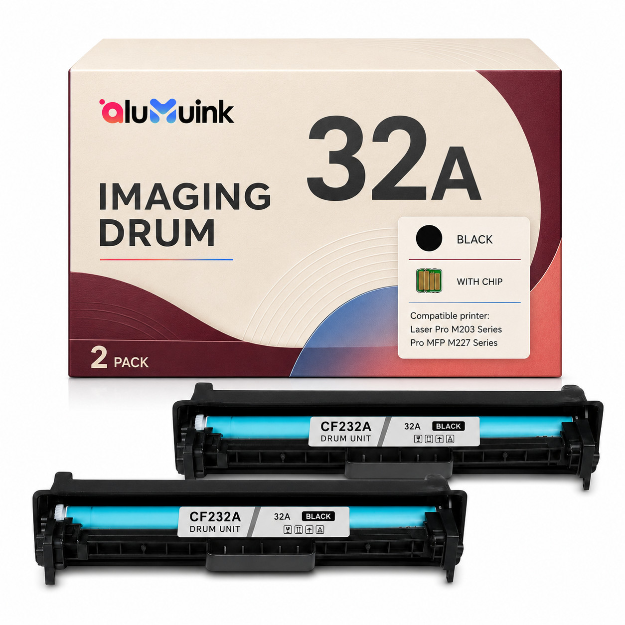 32A-CF232A  Black DrumUnit Compatible for Laser Pro MFP M227fdn M227sdn M227fdw