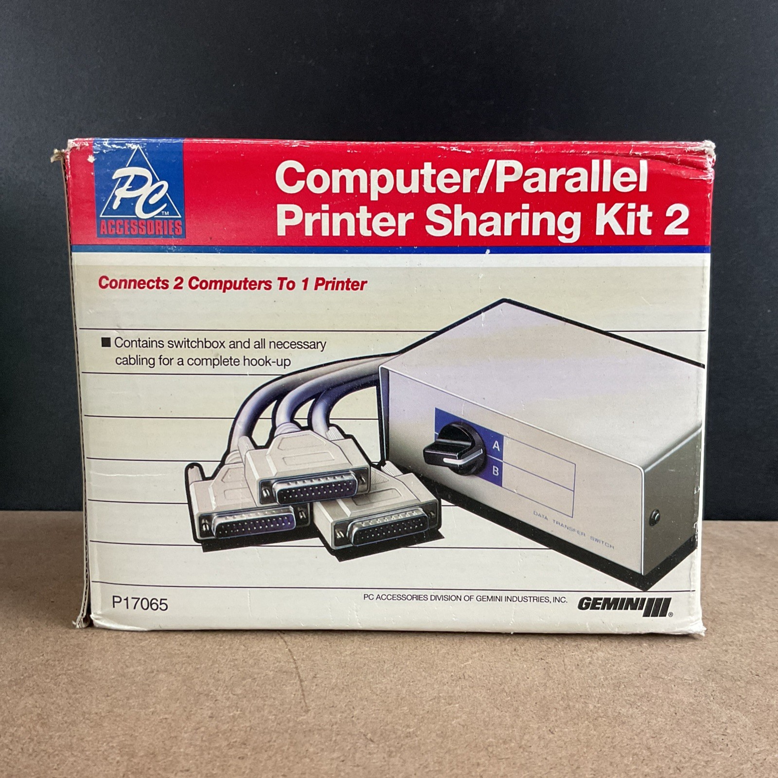 PC Accessories Computer / Parallel Printer Sharing Kit 2 - Factory Sealed