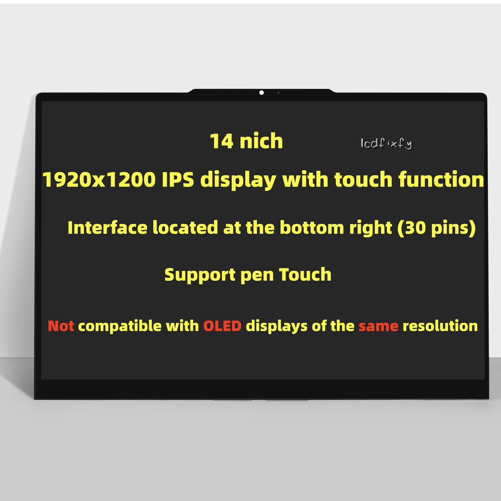 For Lenovo IdeaPad 5 2-in-1 14AHP9 83DR LCD Touch Screen 5D10S40070 Replacement