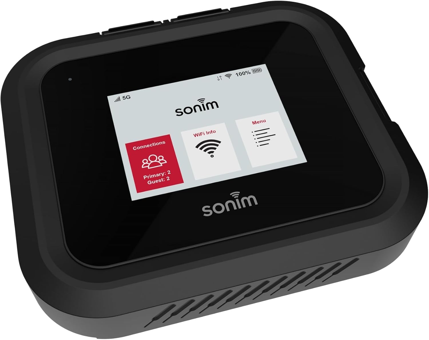 Sonim H500 5G Mobile Hotspot Modem Wi-Fi 6E 1Gbps Verizon Unlocked T-Mobile Blak