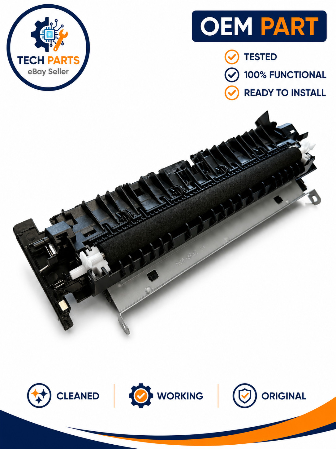 Genuine HP Color LaserJet Pro MFP M281fdw M283fdw Rear Door Paper Roller - RC4-3