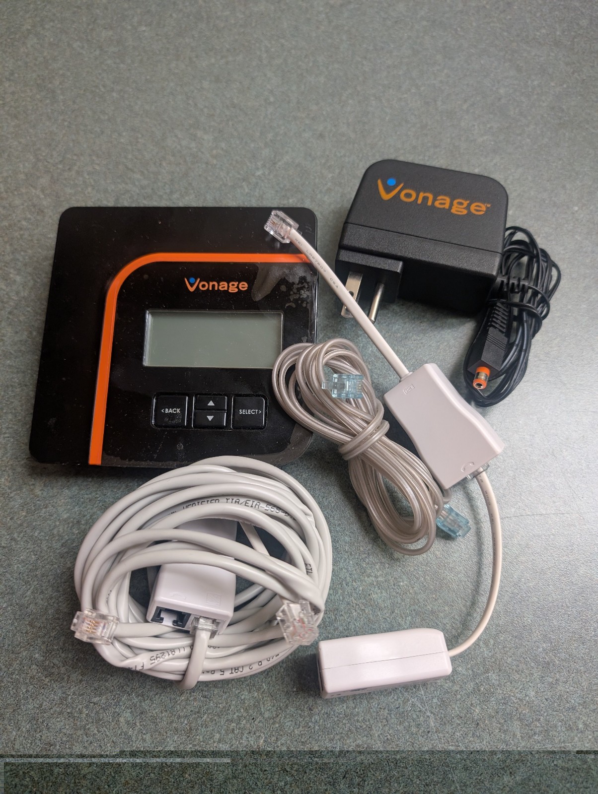 Vonage  V-Portal Digital VoIP Router Phone Adapter w/ Power Supply