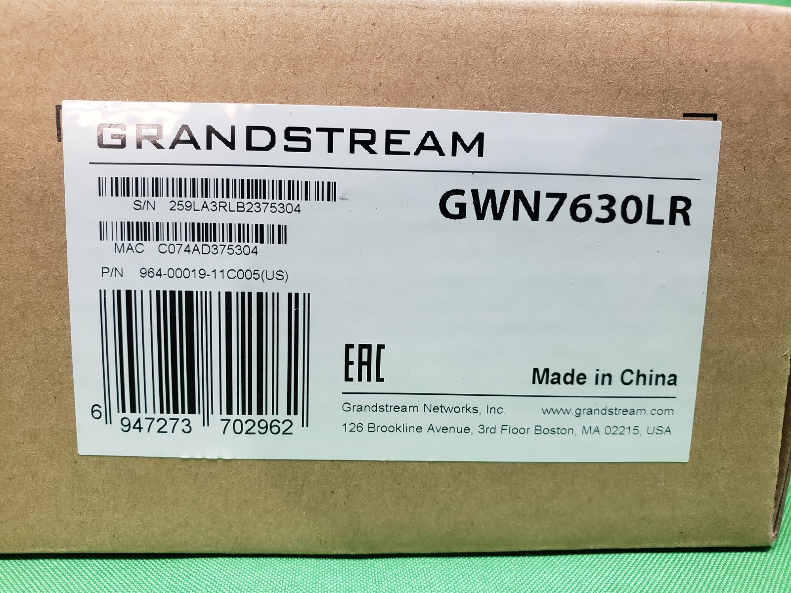 Grandstream Networks GWN7630LR Enterprise Outdoor 802.11ac Wave-2 WiFi AP New
