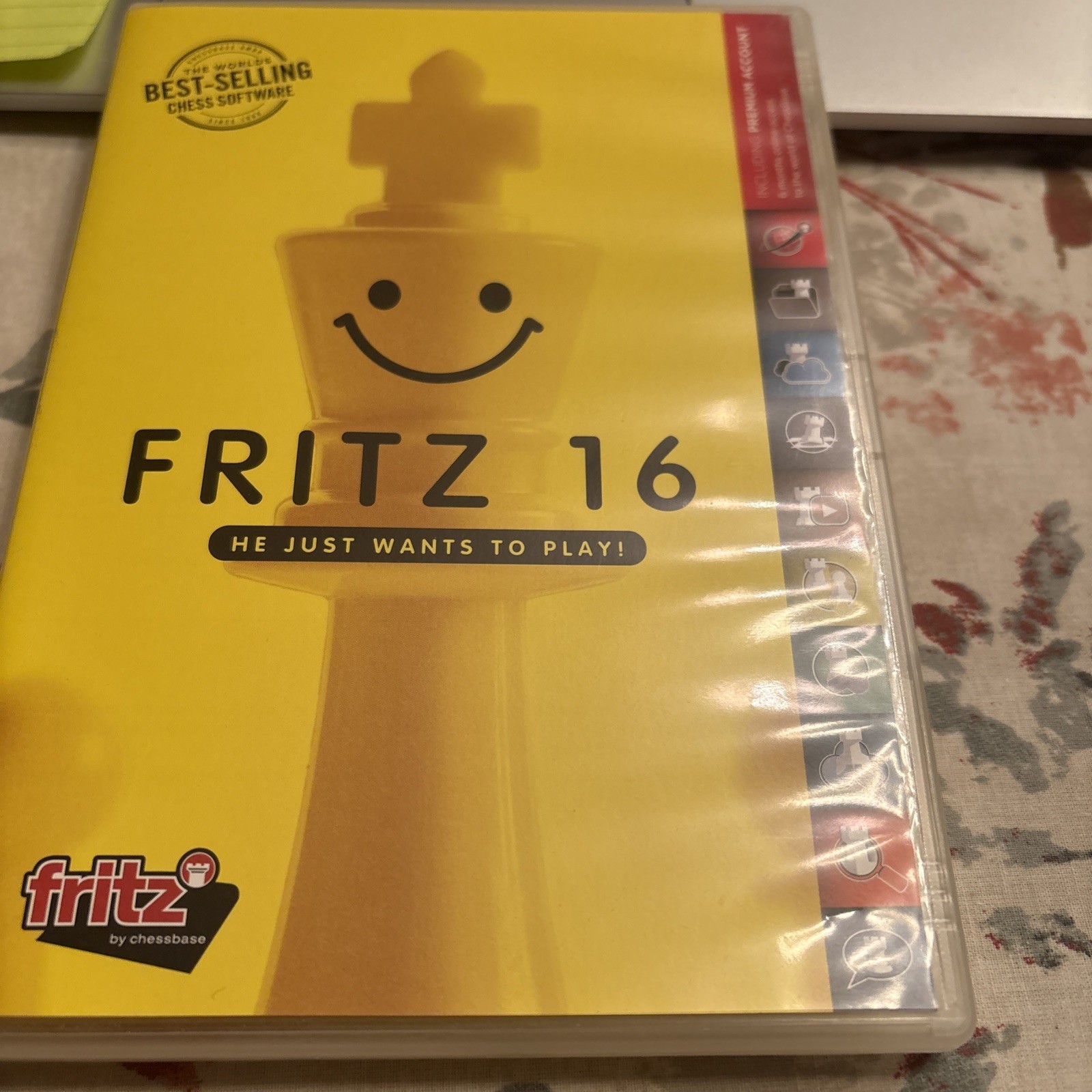 Chessbase Fritz 16 - PC DVD  EXCELLENT CONDITION w Valid Serial # 1 Owner Only