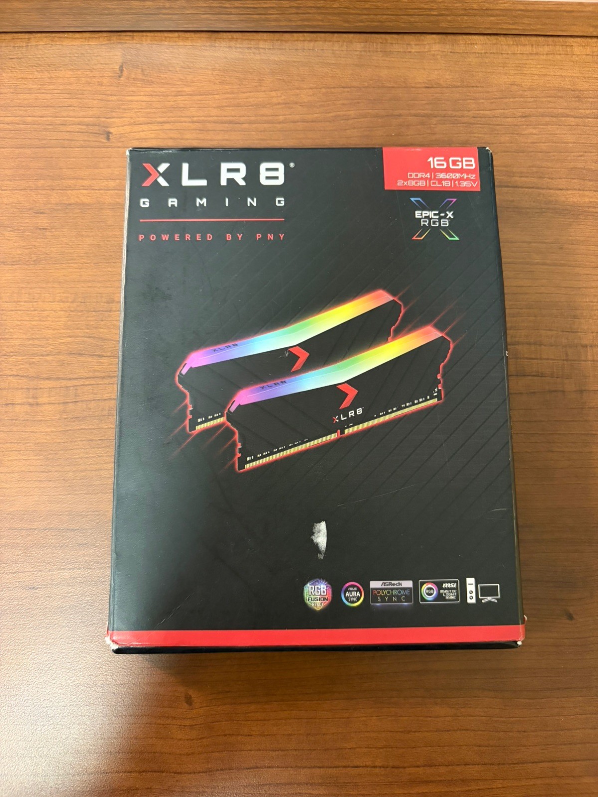 PNY XLR8 Gaming EPIC-X RGB 16GB (2x8GB) DDR4 3600MHz RAM Kit