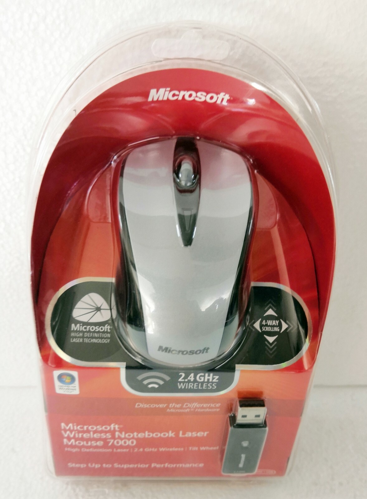 Microsoft Wireless Notebook Laser Mouse 7000 Mac/Win USB