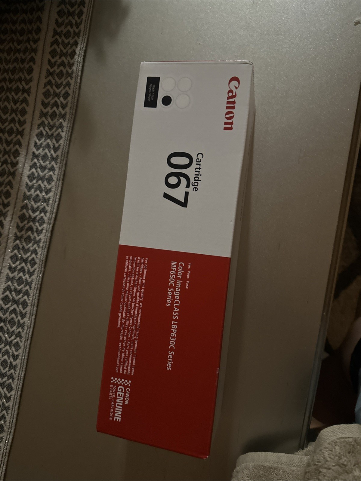 Canon 067 Black - Genuine - Original - Brand New & Factory Sealed