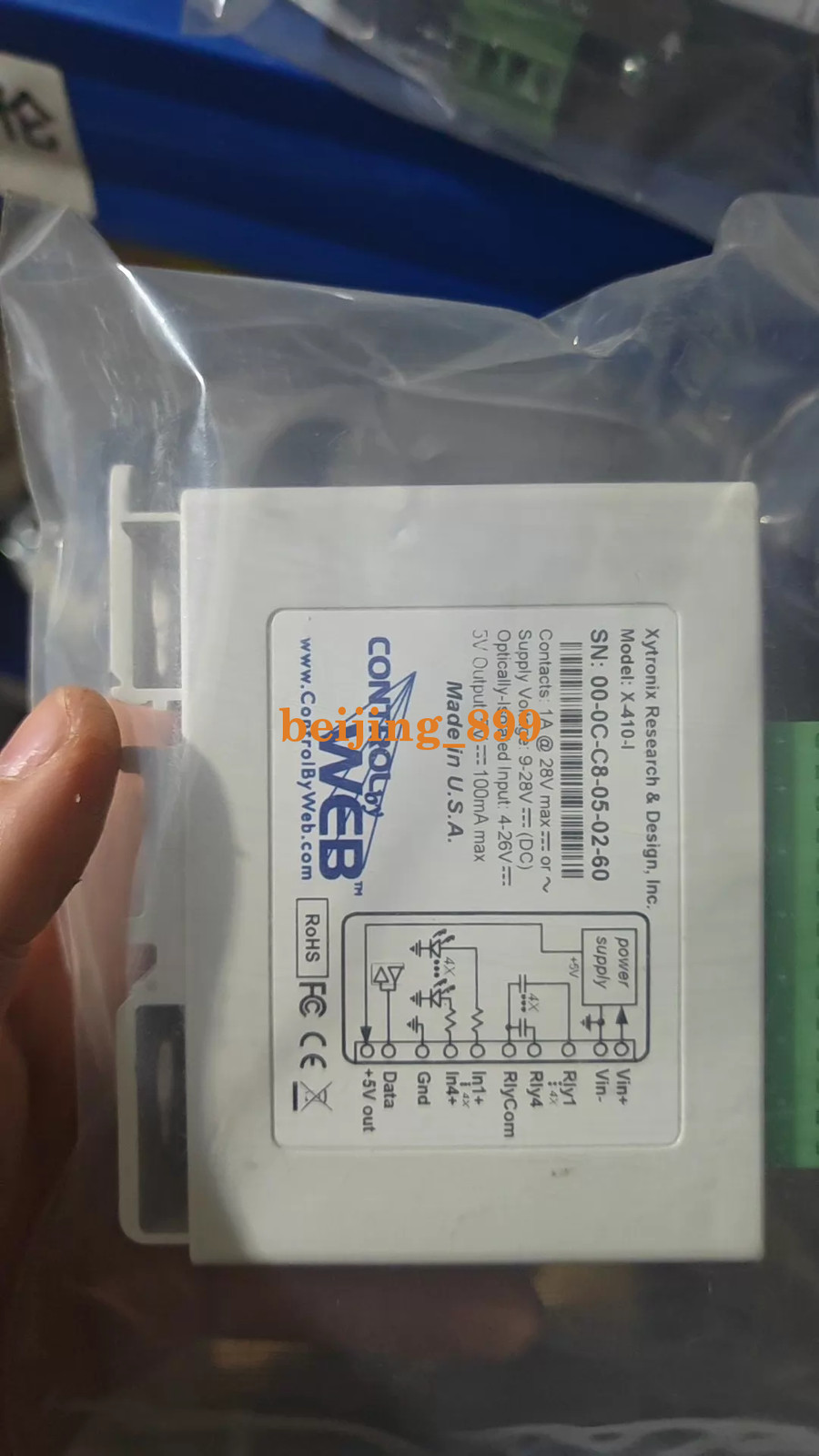 1PC NEW Control by Web X-410-I Industrial Automation Module Fast transportation