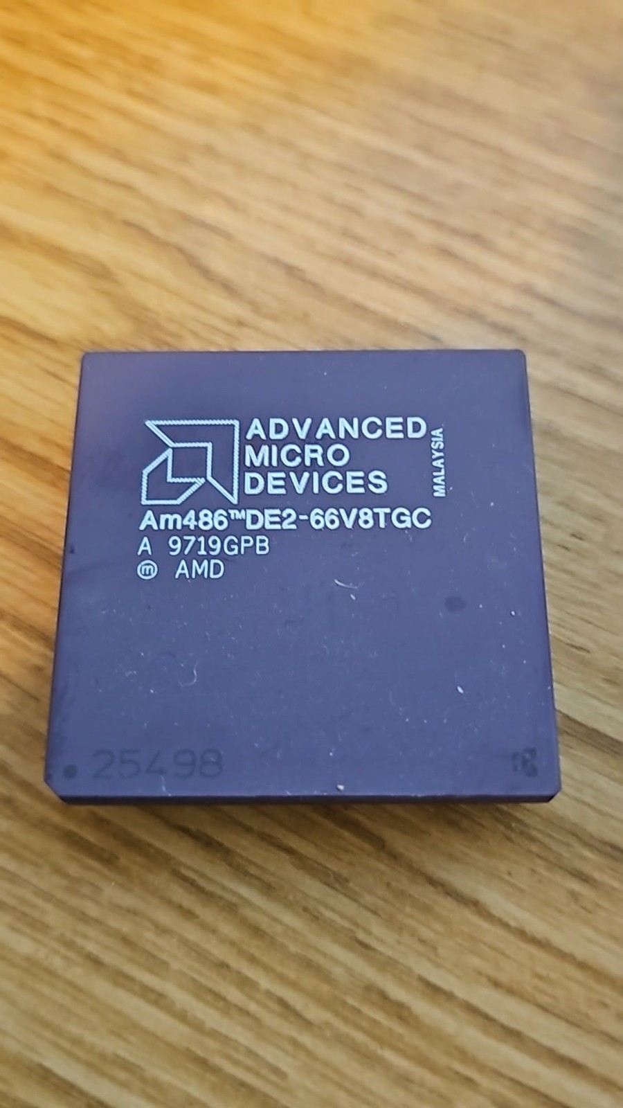 AMD Am486DE2-66V8TGC 486 DX2-66 CPU 66MHz 3.3V Vintage Socket3 CPU Rare Spec