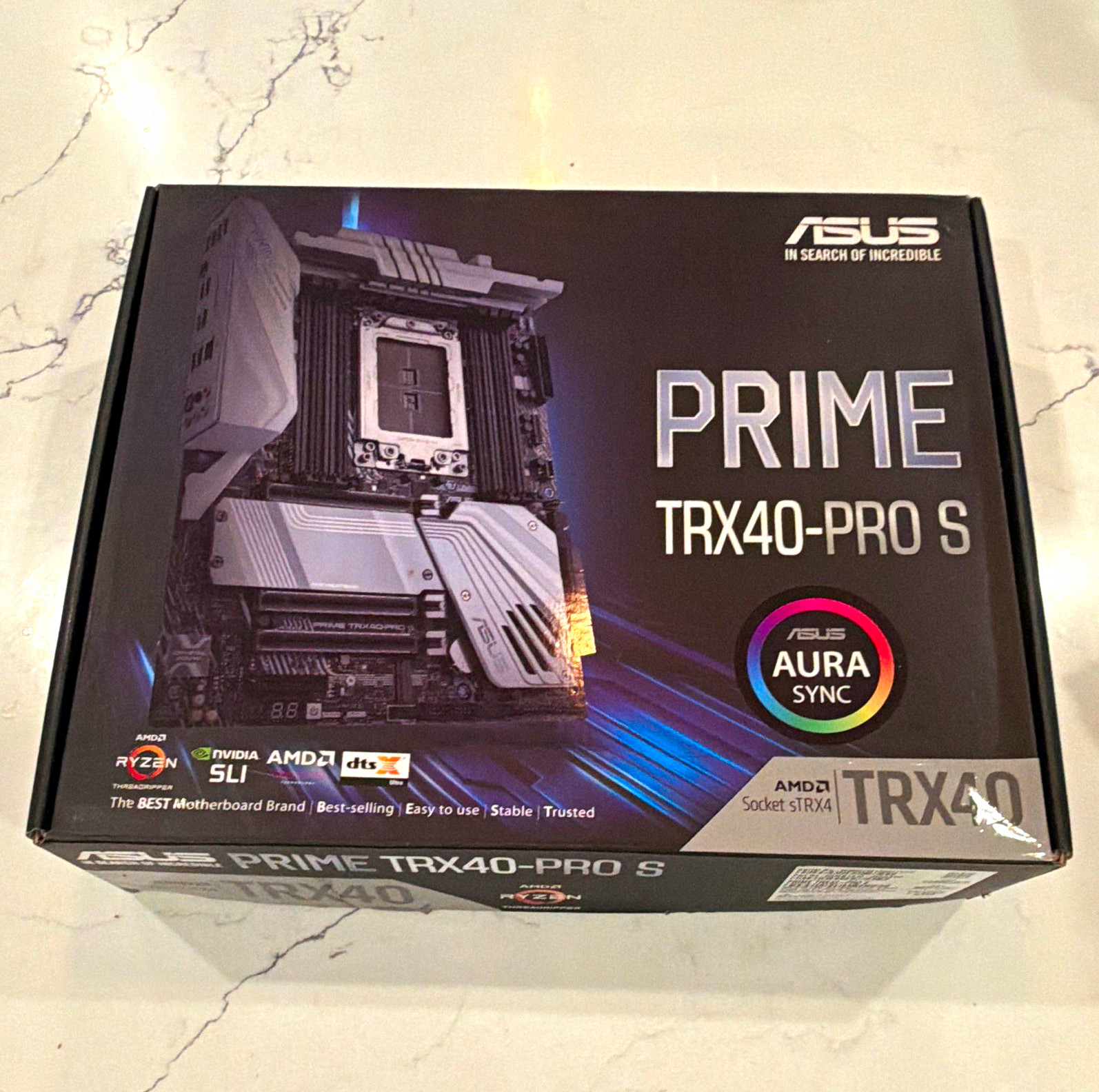 ASUS PRIME TRX40-PRO S ATX TRX40 sTRX4 DDR4 8-DIMM Aura Sync SLI