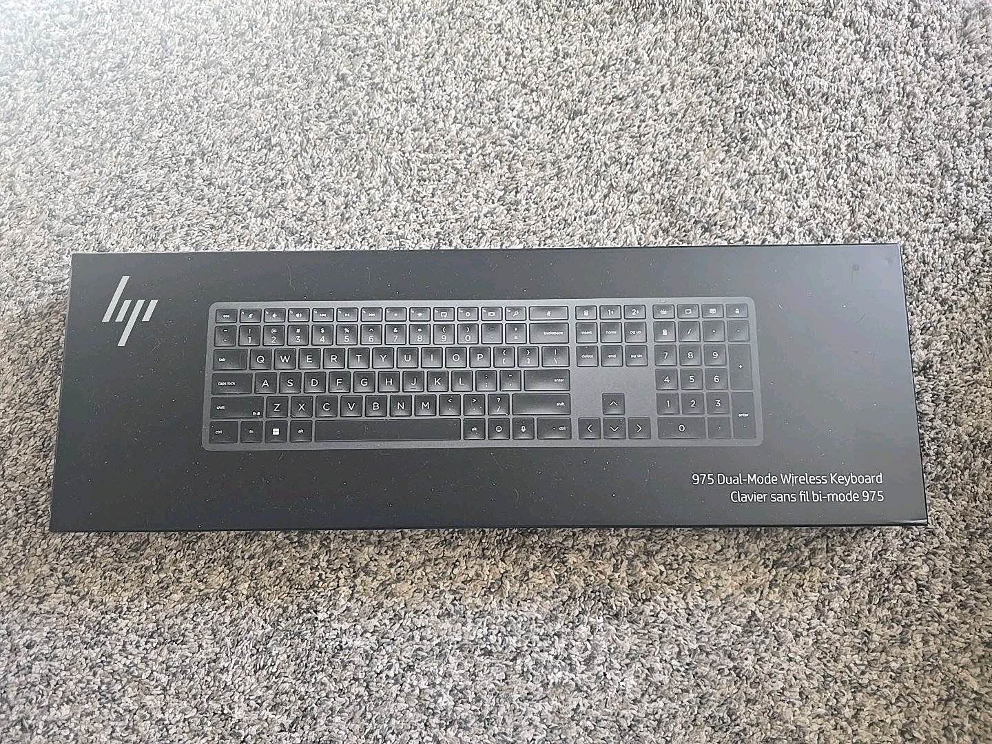 HP 975 Dual-Mode Wireless Keyboard for business Multi Device Capability 