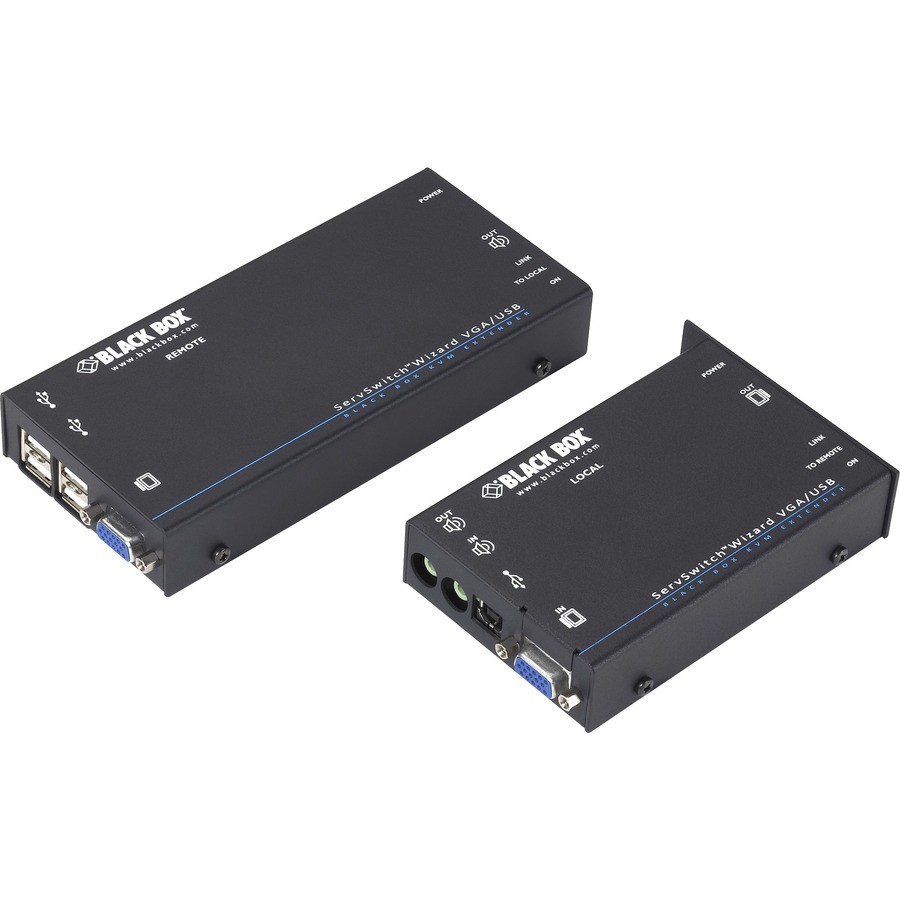 Black Box ACU5050A-R2 ServSwitch Wizard USB KVM Extender With Audio