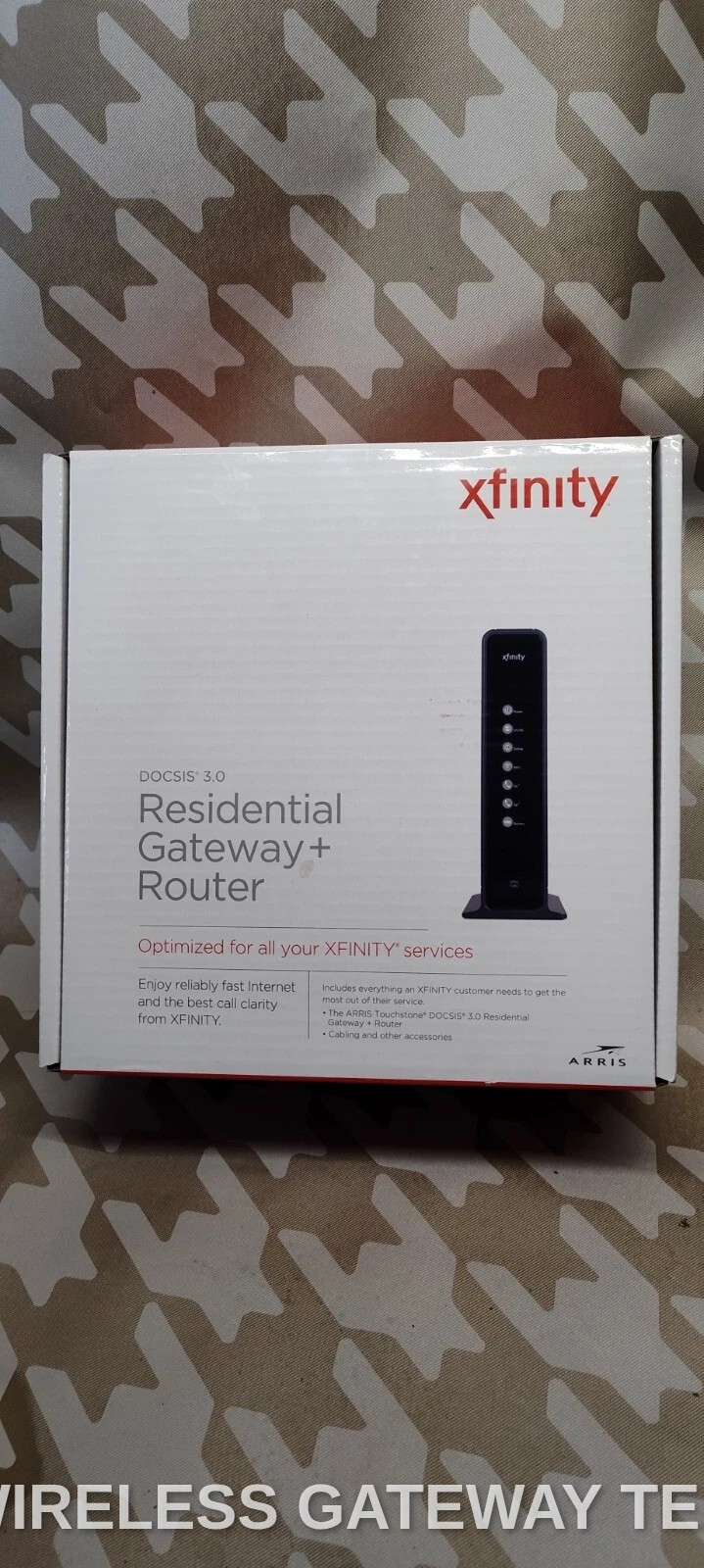 ARRIS TG862G/CT DOCSIS 3 WIRELESS GATEWAY TELEPHONY MODEM VOIP ISSUE