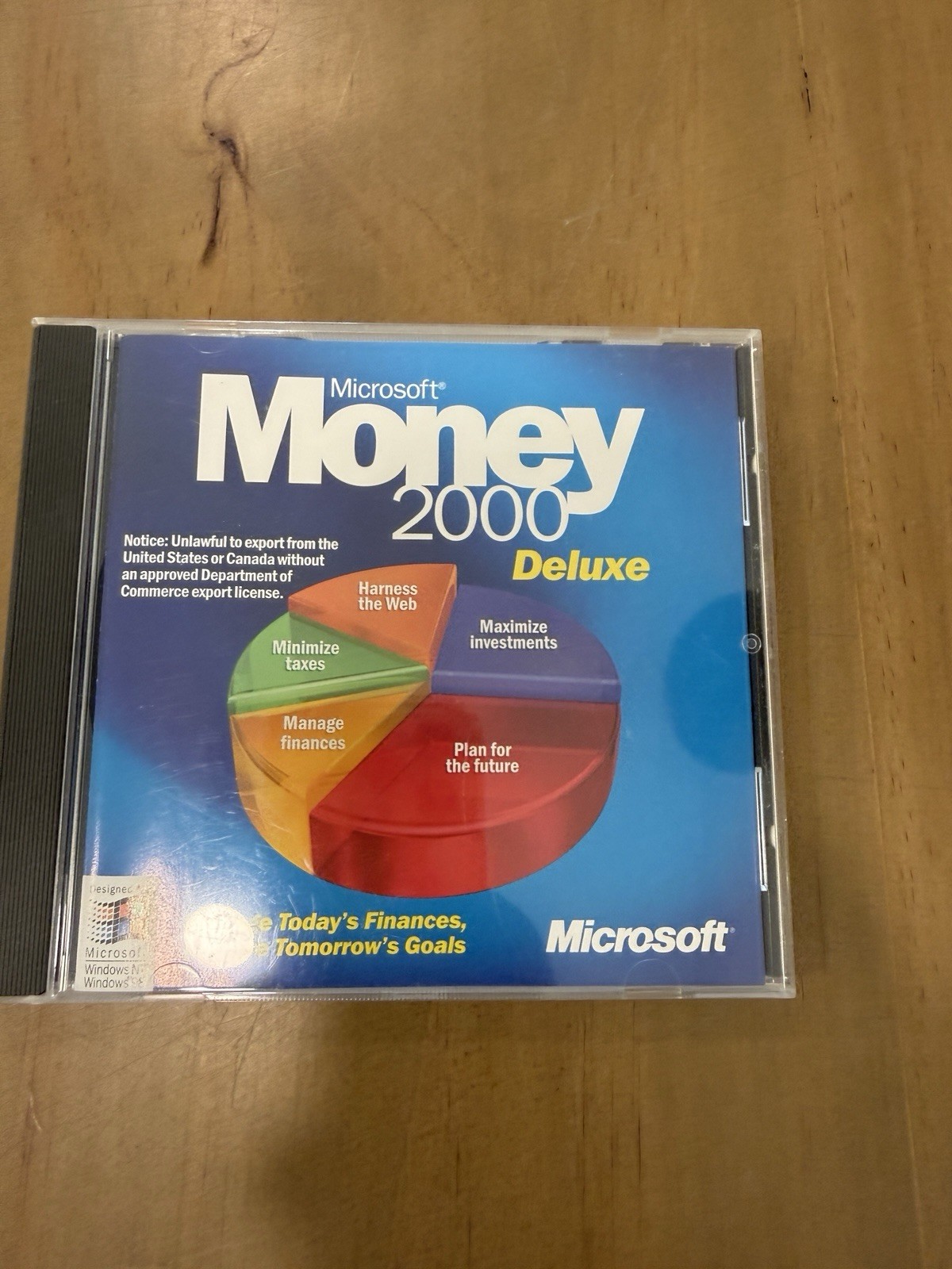 Microsoft Money 2000 Deluxe Personal Finance CD-ROM for Windows 98/NT English